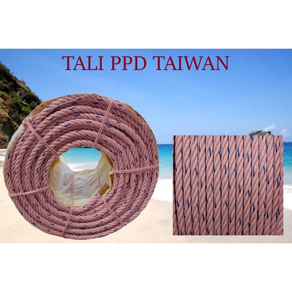 Tali Tambang Ppd Taiwan Panjang ± 220 Mtr/ Roll